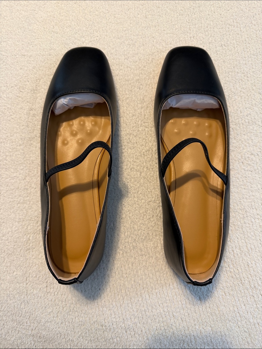 Square Toe Mary Jane Ballet Flat
